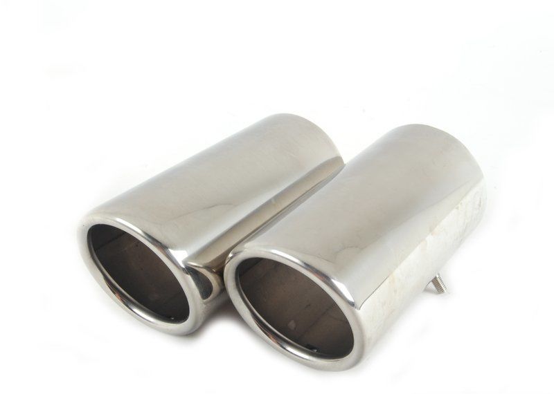 NEW GENUINE VW CC 0916 TIGUAN 1216 EXHAUST TAIL PIPES TIPS CHROME 3C8071910 in Tailpipes