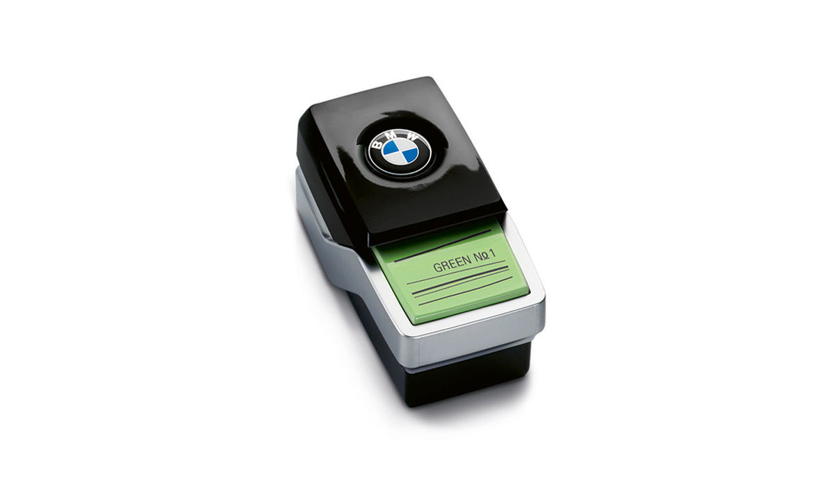 GENUINE BMW IN CAR AIR FRESHENER SCENT Green Suite No. 1 64119382597
