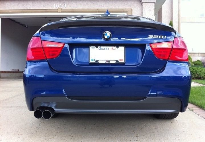 E90 Sedan 05-11 Rear bumper M-Sport - ABS Plastic in Bumper - buy best ...