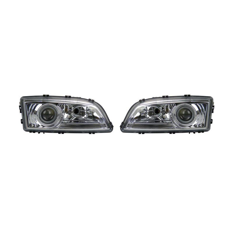 RARE CHROME Headlights with lens For Volvo S70 / V70 / C70 19961999 in