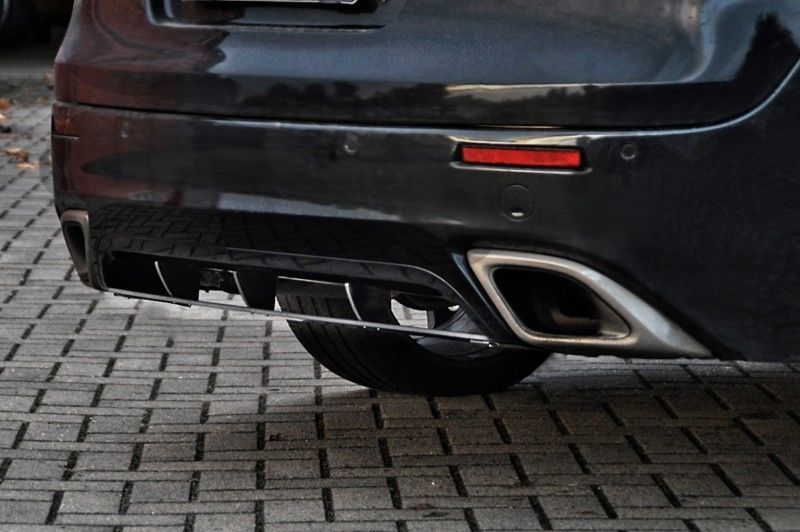 Performance Rear Bumper diffuser addon with ribs / fins For Opel ...