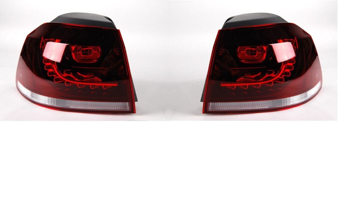 NEW GENUINE VOLKSWAGEN GOLF MK6 R LINE R32 LED TAIL LIGHT PAIR SET N/S ...