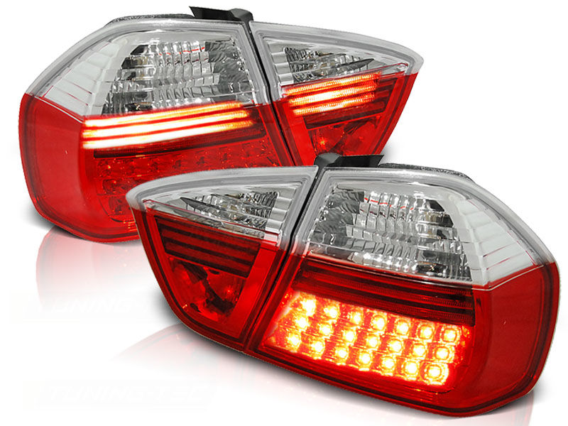 LED TAIL LIGHTS RED WHITE fits BMW E90 03.0508.08 in Taillights buy