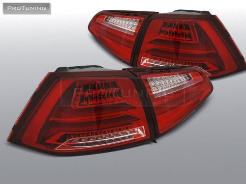 LED BAR TAIL LIGHTS RED WHIE fitss VW GOLF 7 13-17 in Taillights - buy ...