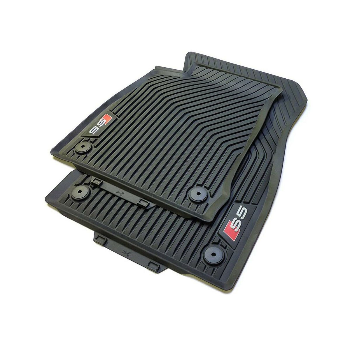 NEW GENUINE AUDI S5 COUPE CABRIO 17 FRONT RUBBER ALL WEATHER FLOOR MATS LHD 8W7061221A041 in