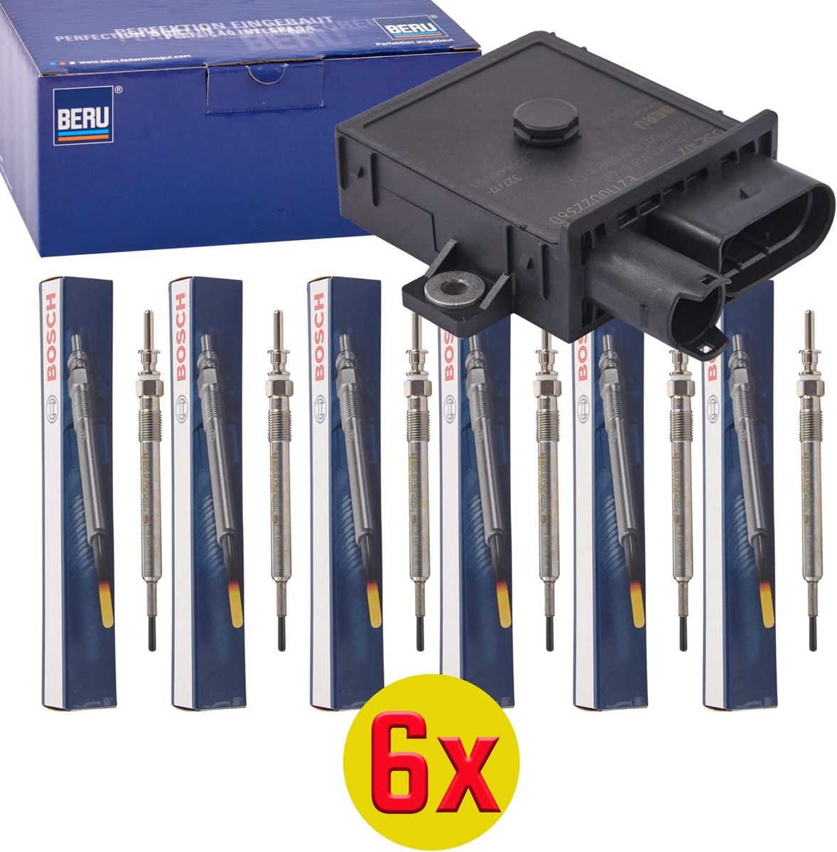 thumbnail image 2 of Genuine Mercedes-Benz Bosch Beru 11.5v Glow Plug – Sprinter 2.7L OM612 OM647 – 5117592AA 2 of 5