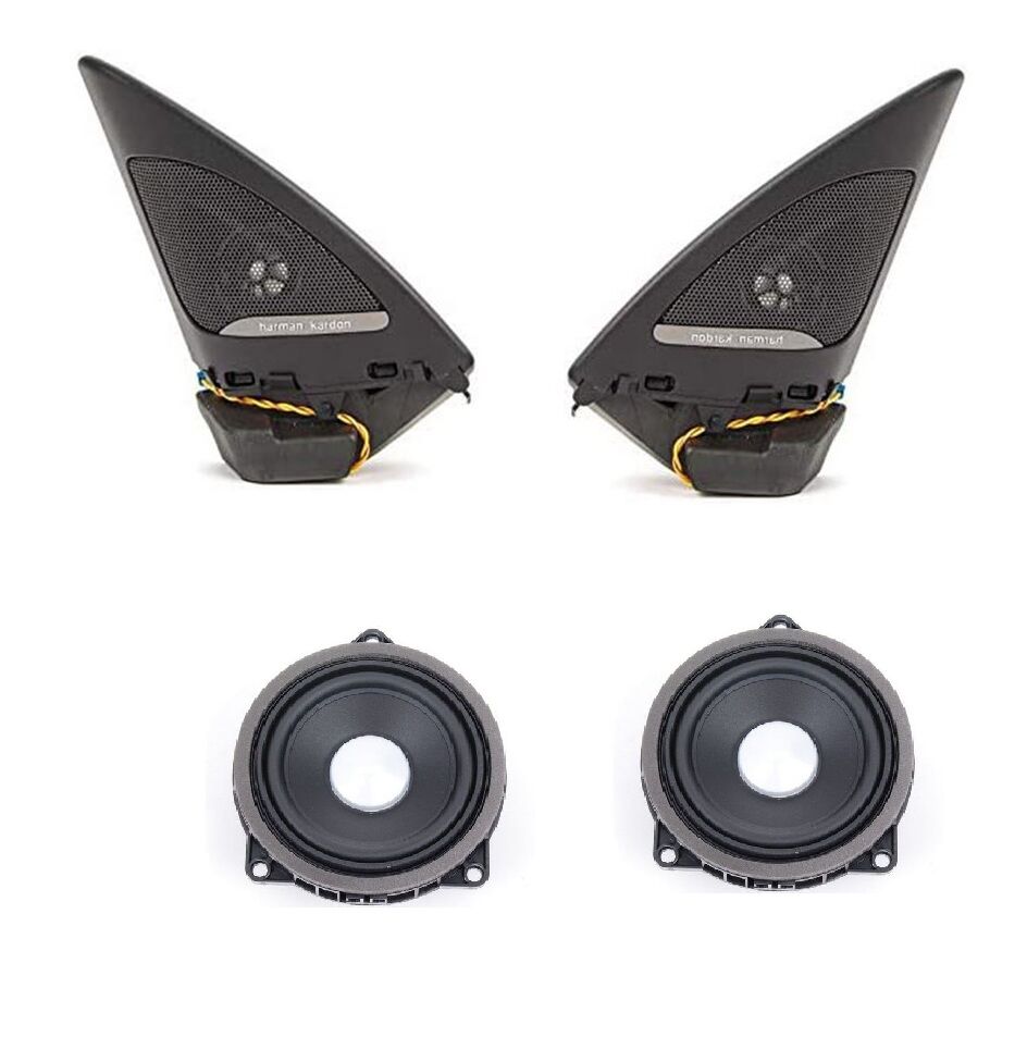 BMW OEM NEW F21 F22 F23 TWEETER SPEAKER AND MID RANGE SPEAKER HARMAN ...