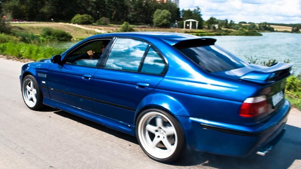 For BMW E39 95-03 Roof / Rear window Spoiler HM Style in Sunblinds ...